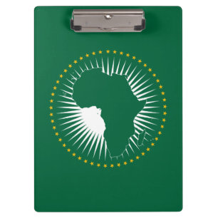 Porte-bloc Drapeau de l'Union africaine (Afrique) (Panafrica)