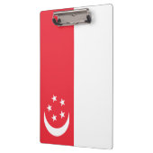 Porte-bloc Drapeau de Singapour (Gauche)