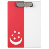 Porte-bloc Drapeau de Singapour (Devant)