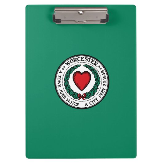 Porte-bloc Drapeau de Worcester, Porte - bloc du Massachusett (Devant)