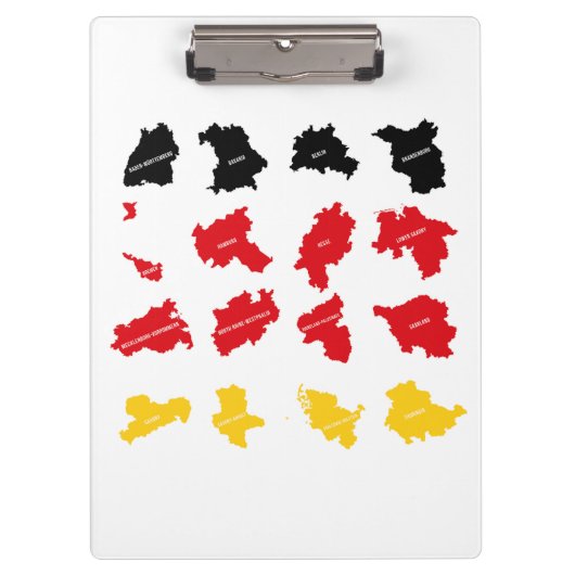 Porte-bloc Drapeau des États allemands (Devant)