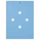 Porte-bloc Drapeau des États fédérés de Micronésie (Dos)