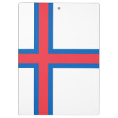 Porte-bloc Drapeau des îles Féroé (Dos)