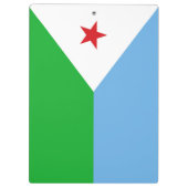 Porte-bloc Drapeau Djibouti (Dos)