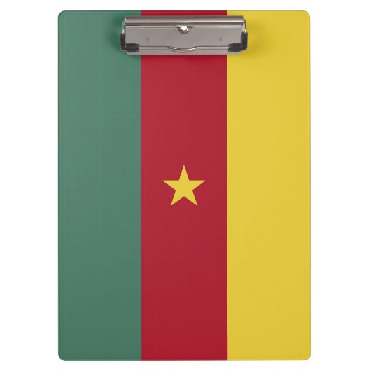 Porte-bloc drapeau du Cameroun (Devant)