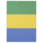 Porte-bloc Drapeau du Gabon (Dos)