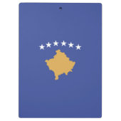 Porte-bloc drapeau du Kosovo (Dos)