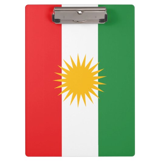 Porte-bloc Drapeau du Kurdistan (Devant)
