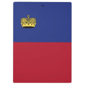 Porte-bloc Drapeau du Liechtenstein (Dos)