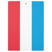 Porte-bloc Drapeau du Luxembourg (Dos)