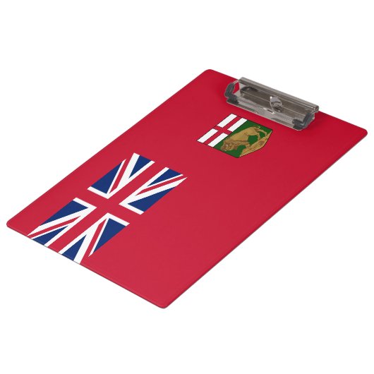 Porte-bloc Drapeau du Manitoba (Incliné)