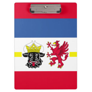 Porte-bloc Drapeau du Porte - bloc Mecklembourg-Poméranie occ