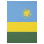 Porte-bloc Drapeau du Rwanda (Dos)