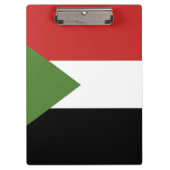 Porte-bloc drapeau du Soudan (Devant)