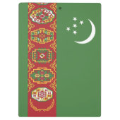 Porte-bloc Drapeau du Turkménistan (Dos)