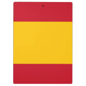 Porte-bloc Drapeau espagnol (Dos)