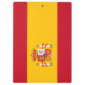 Porte-bloc Drapeau espagnol (Dos)