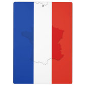 Porte-bloc drapeau français (Dos)