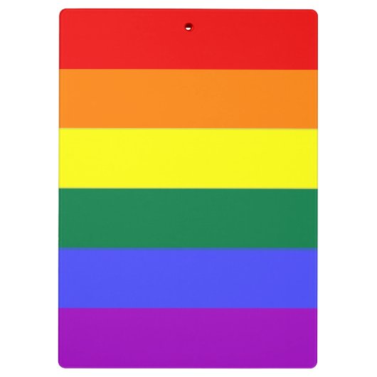 Porte-bloc Drapeau gris Rainbow Pride (Dos)