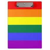 Porte-bloc Drapeau gris Rainbow Pride (Devant)