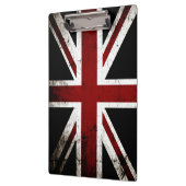 Porte-bloc Drapeau grunge noir 3 de l'Angleterre (Gauche)
