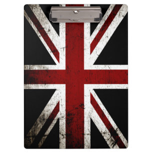 Porte-bloc Drapeau grunge noir 3 de l'Angleterre