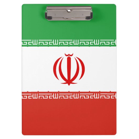 Porte-bloc Drapeau iranien (Devant)