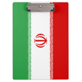 Porte-bloc Drapeau iranien (Iran) (Persan) (Devant)