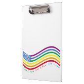 Porte-bloc Drapeau LGBT (Gauche)