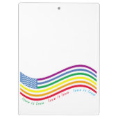Porte-bloc Drapeau LGBT (Dos)