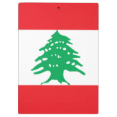 Porte-bloc Drapeau libanais (Dos)