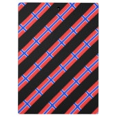 Porte-bloc Drapeau norvégien de rayures (Dos)