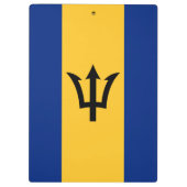 Porte-bloc Drapeau patriotique de la Barbade (Dos)