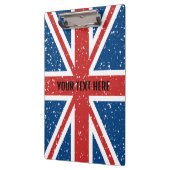 Porte-bloc Drapeau personnalisé du Royaume-Uni (Gauche)