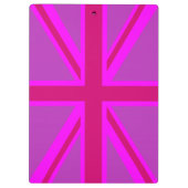 Porte-bloc Drapeau rose Fuchsia Union Jack (Dos)