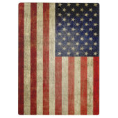 Porte-bloc Drapeau rustique américain (Dos)