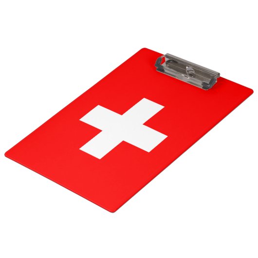 Porte-bloc Drapeau suisse (Suisse) (Incliné)