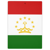 Porte-bloc Drapeau Tadjikistan (Dos)