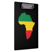 Porte-bloc Drapeau vert, or et Afrique rouge (Swatch)