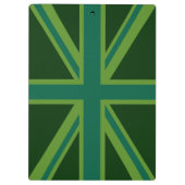 Porte-bloc Drapeau vert Union Jack (Dos)