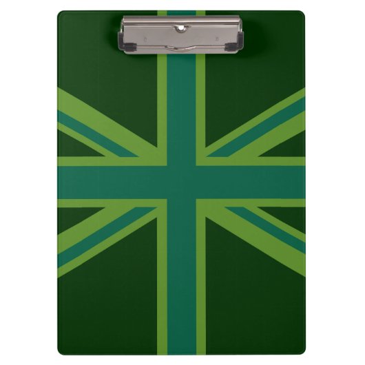 Porte-bloc Drapeau vert Union Jack (Devant)