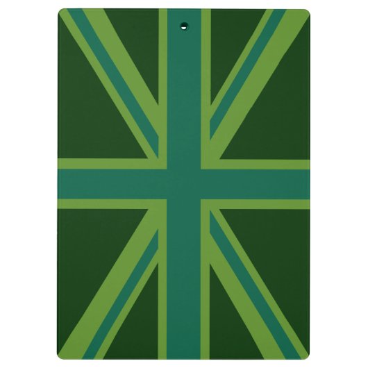 Porte-bloc Drapeau vert Union Jack (Dos)