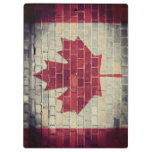 Porte-bloc Drapeau vintage Canada (Dos)