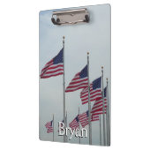 Porte-bloc Drapeaux américains au Monument de Washington (Gauche)
