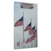 Porte-bloc Drapeaux américains au Monument de Washington (Swatch)