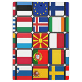 Porte-bloc Drapeaux du monde (Dos)