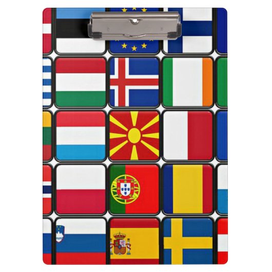 Porte-bloc Drapeaux du monde (Devant)