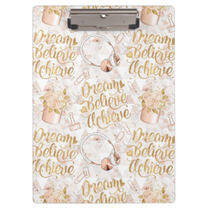 Porte-bloc Dream Believe Achieve Porte - bloc