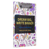 Porte-bloc Dream Big, Write Bigger – Inspirational (Swatch)