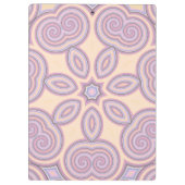 Porte-bloc Dreamy Swirls - Pastel Motif psychédélique (Dos)